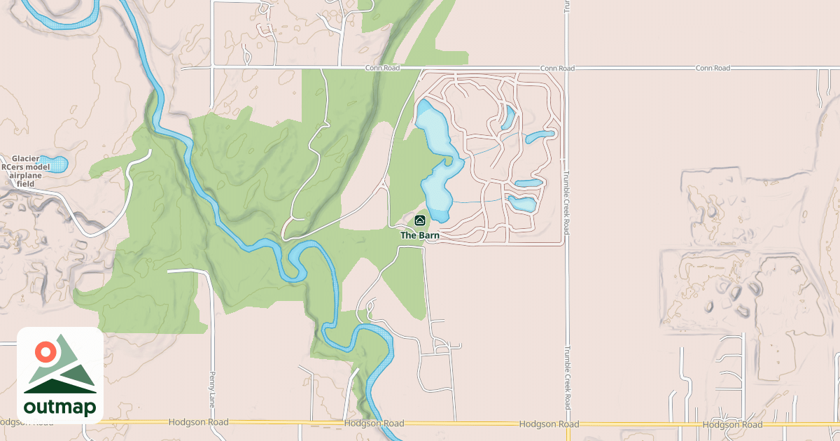 Map of The Barn