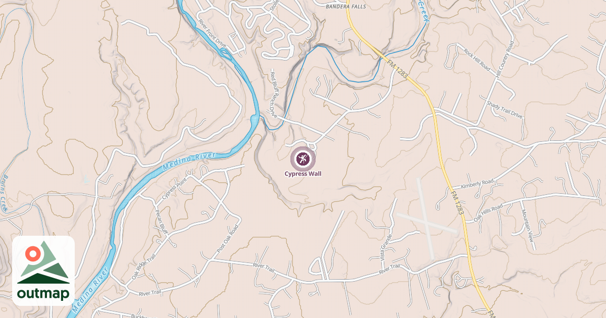 Map of Cypress Wall