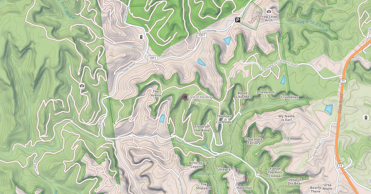 Map preview of Lord of the Ring
