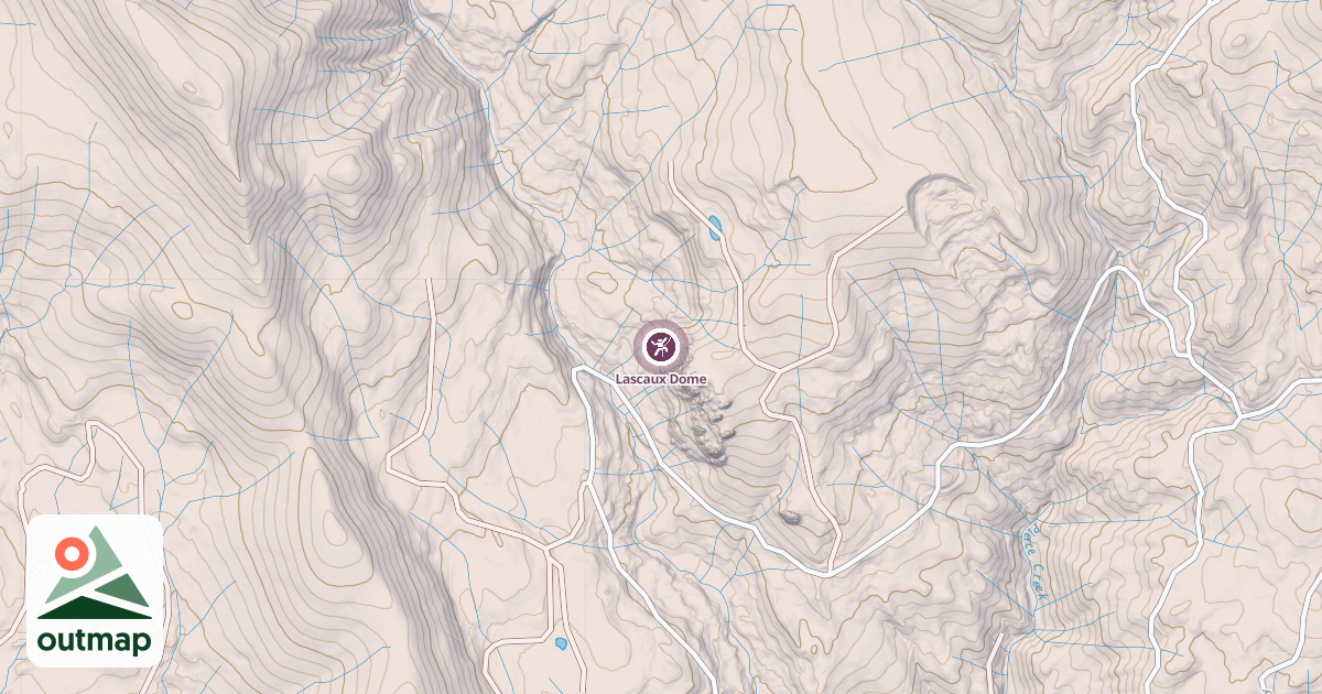 Map of Lascaux Dome