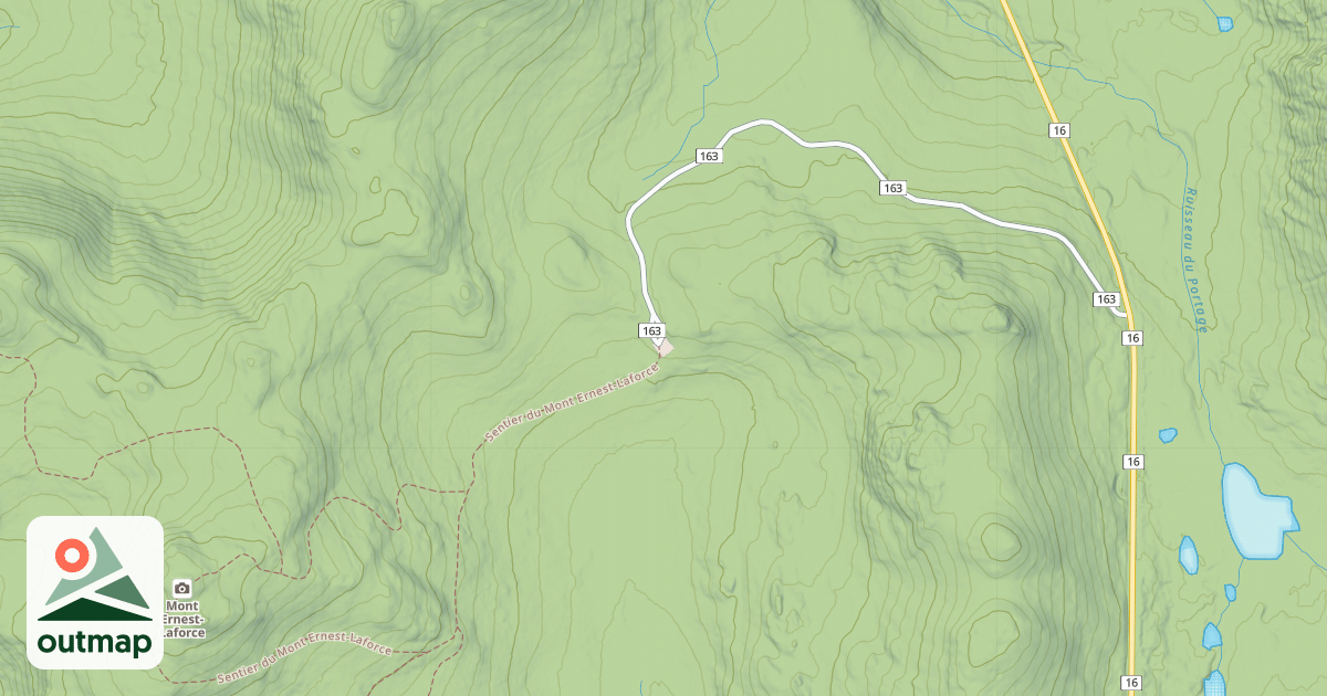 Map of Stationnement Ernest-Laforce