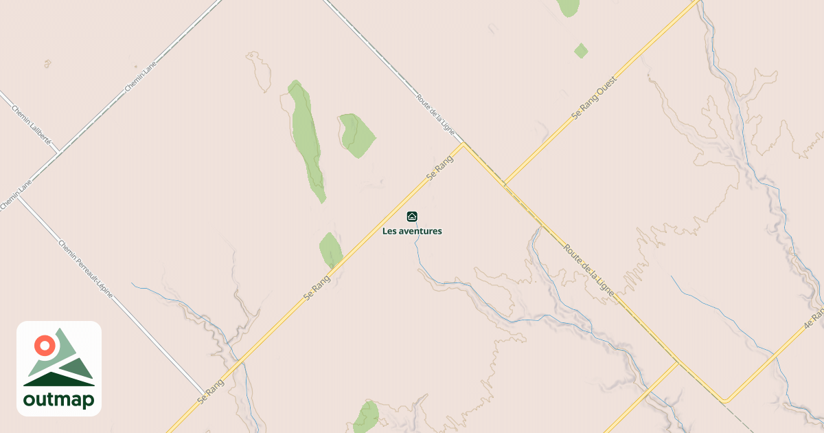 Map of Les aventures