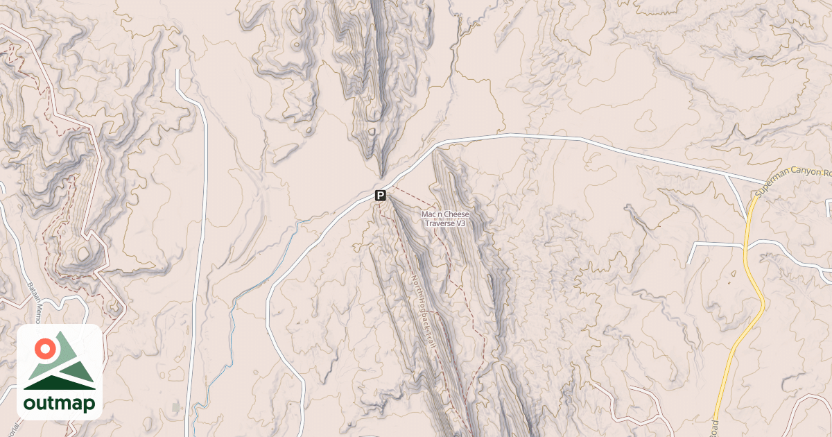 Map of Mac n Cheese Traverse