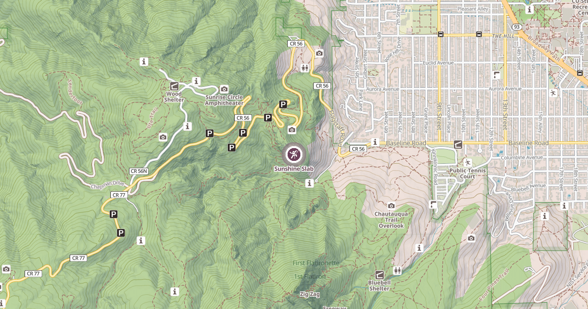 Map preview of Sunshine Slab