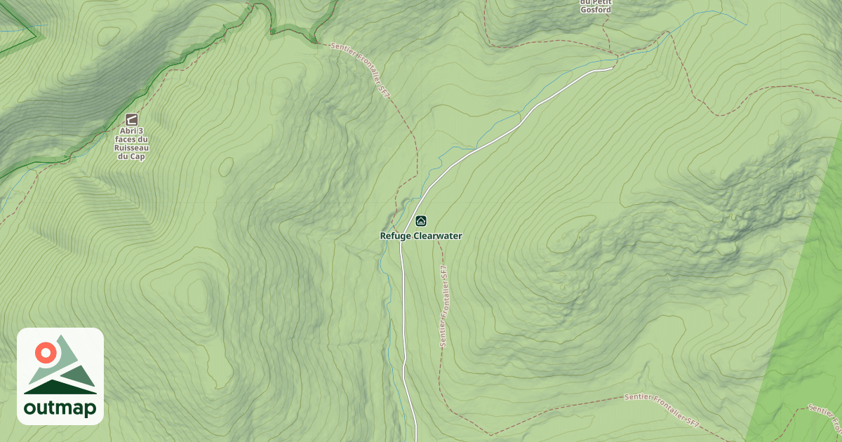 Map of Refuge Clearwater