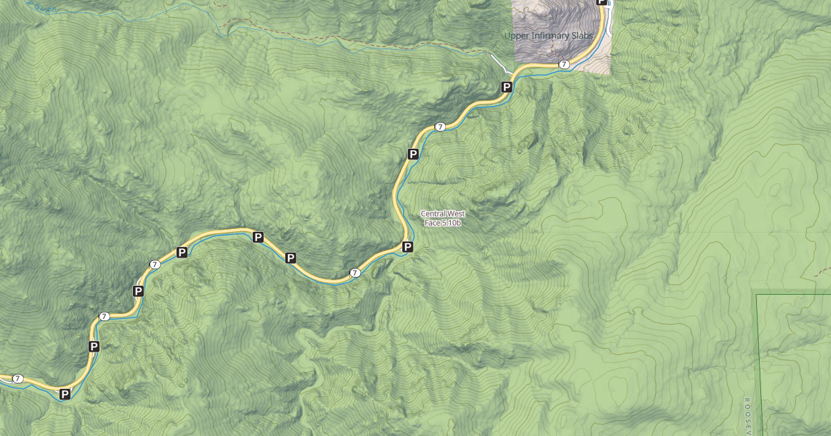 Map preview of Central West Face