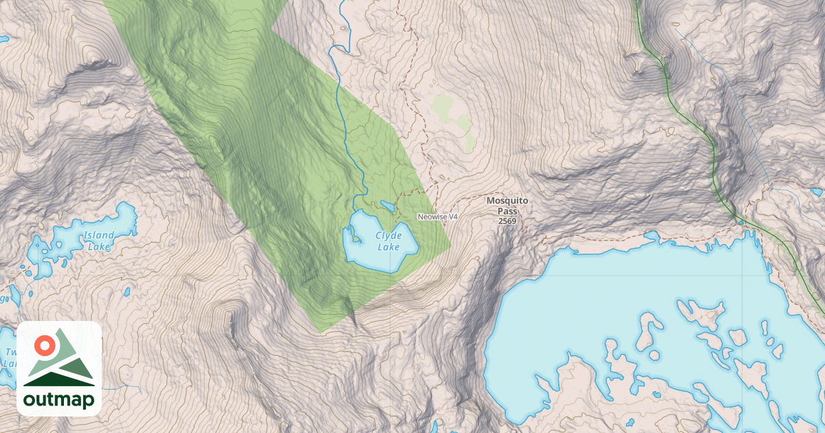 Map of Neowise
