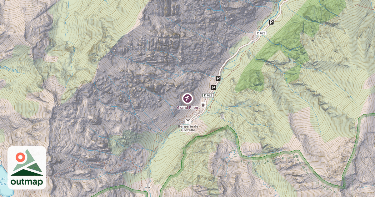 Map of Grand Pilon