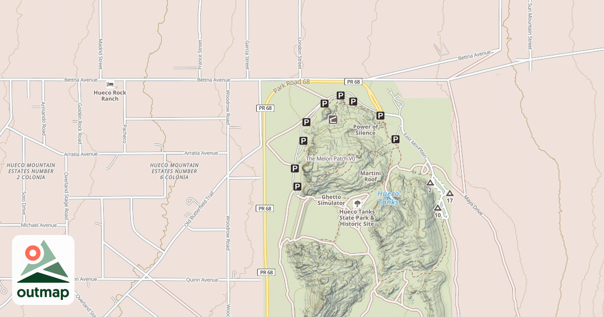 Map of The Melon Patch