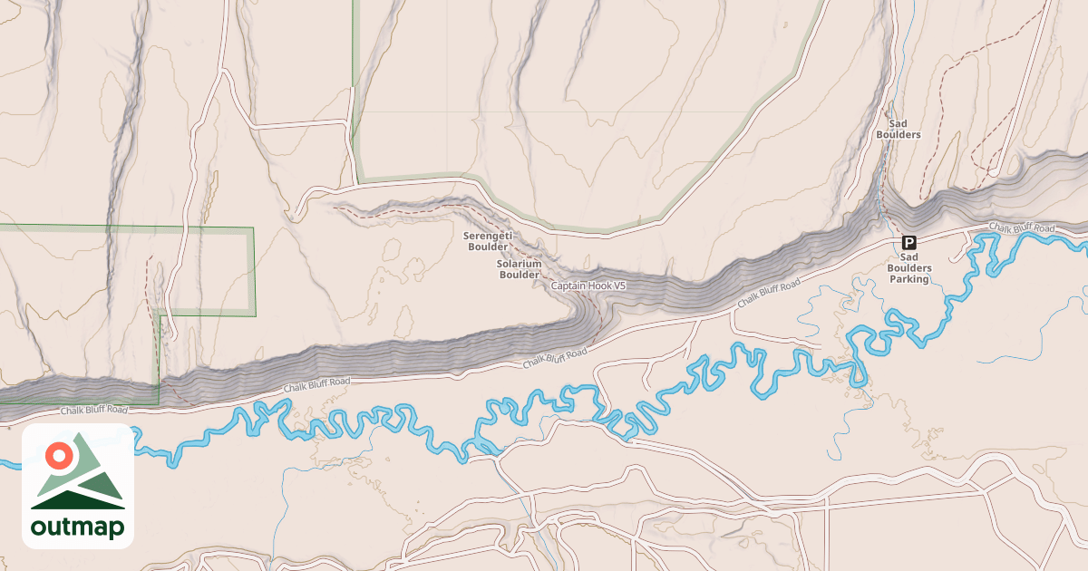 Map of Captain Hook
