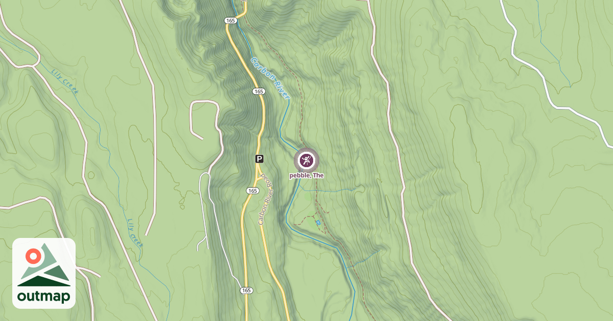 Map of pebble, The