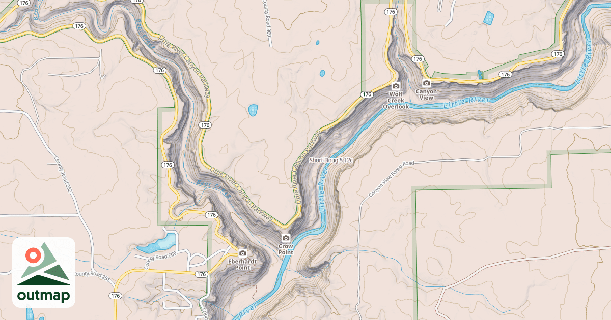 Map of Short Doug