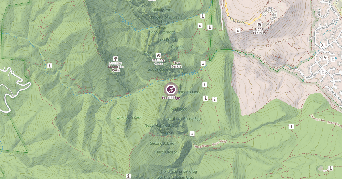 Map preview of Poot Ridge