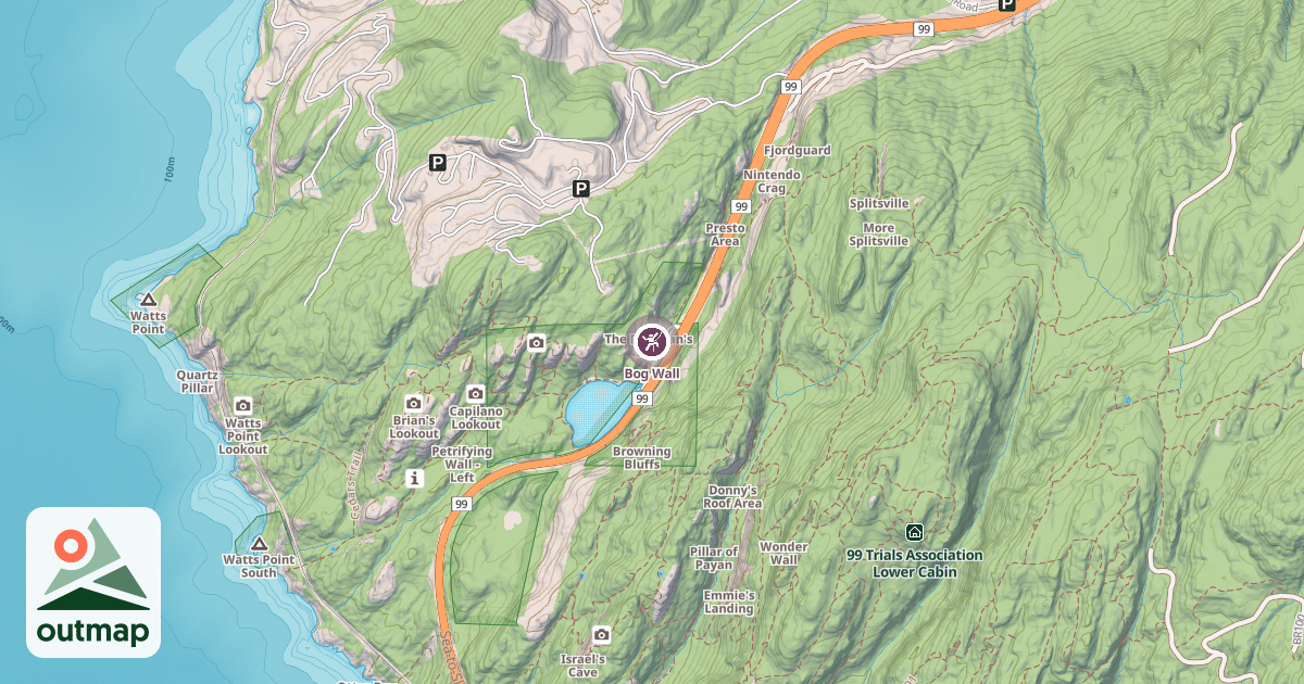 Map of Bog Wall