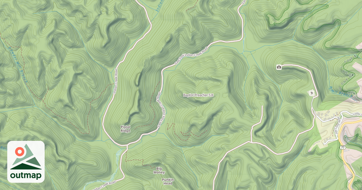 Map of Baptist Preacher