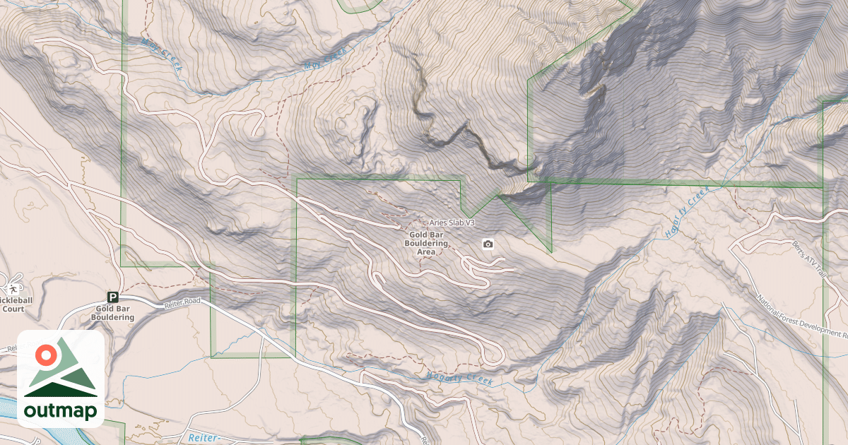 Map of Aries Slab