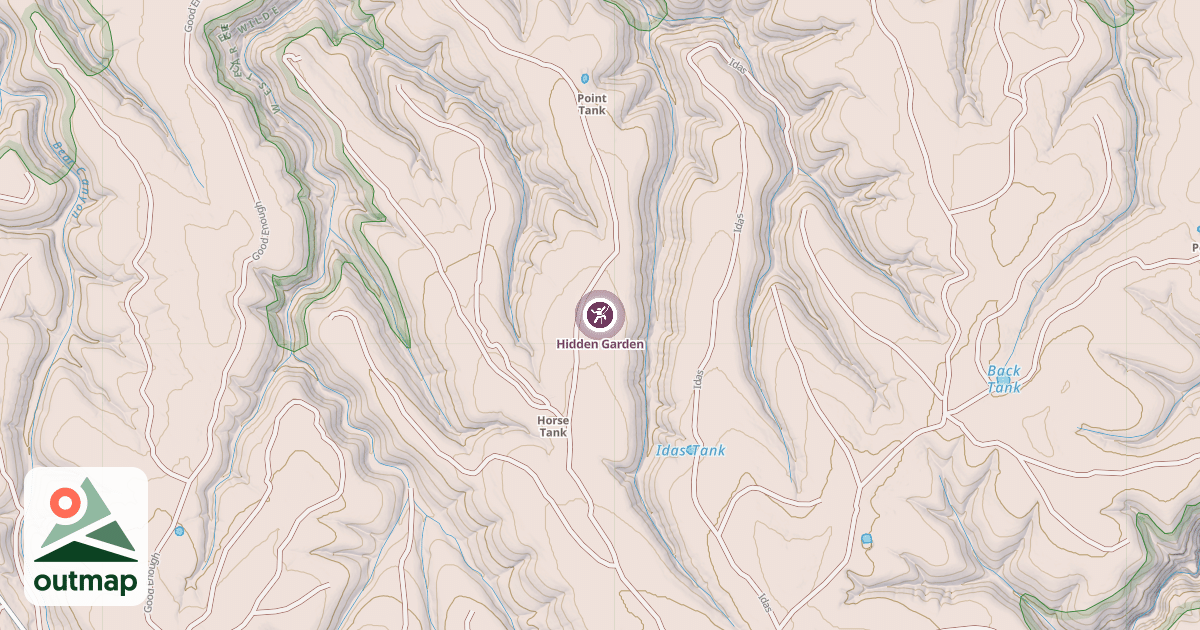 Map of Hidden Garden