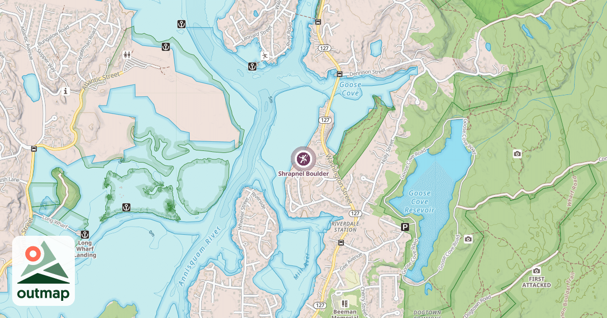 Map of Shrapnel Boulder