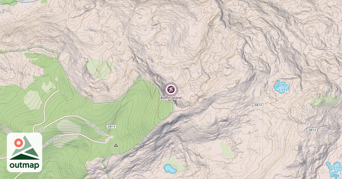 Map of Baffin Island