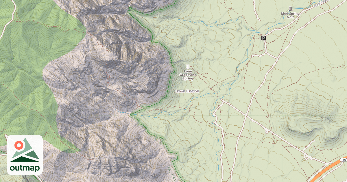 Map of Brown Kisses