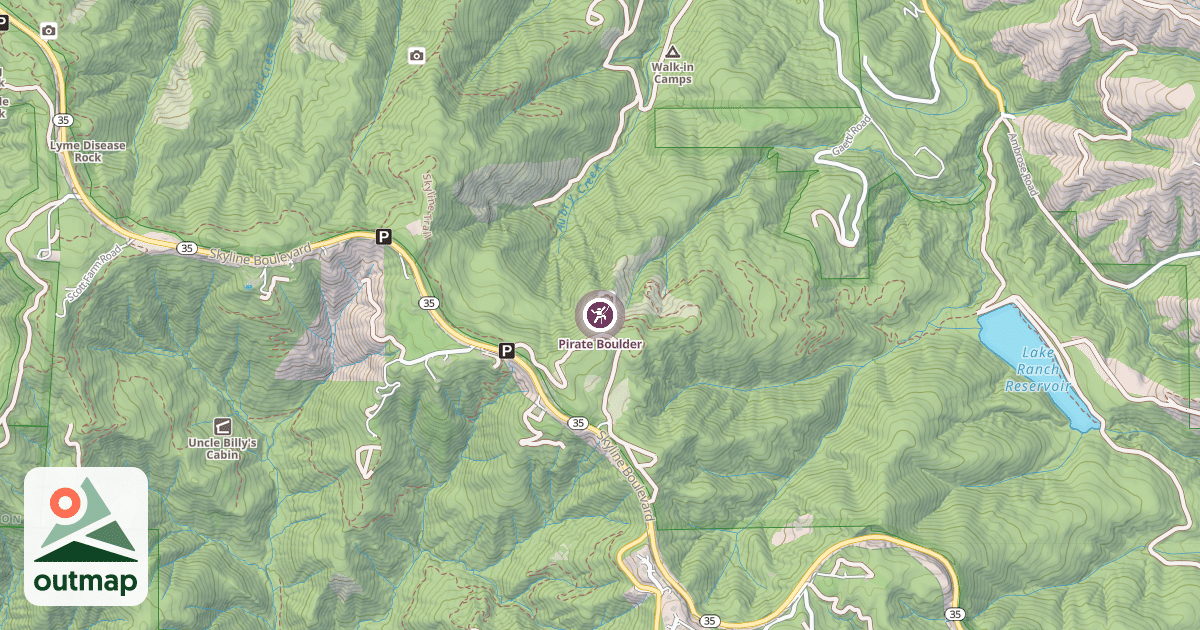 Map of Pirate Boulder