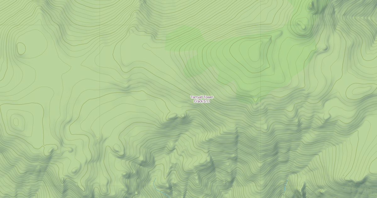 Map preview of Tarryall Tower Crack