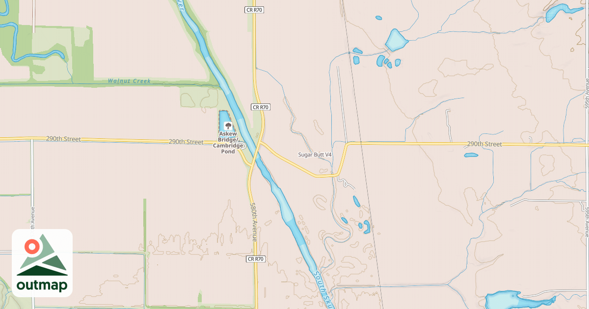 Map of Sugar Butt