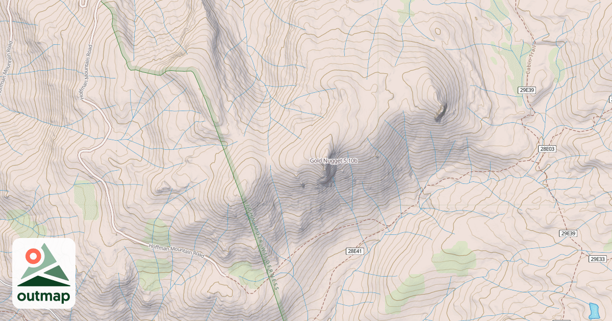Map of Gold Nugget