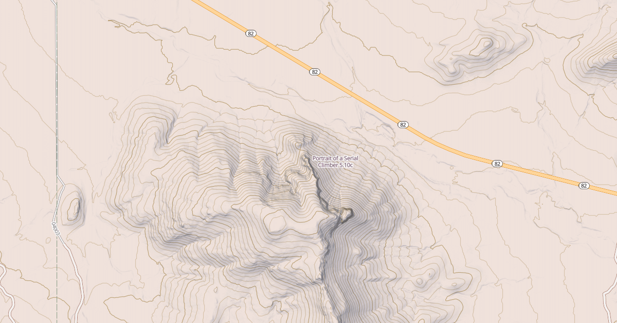 Map preview of Portrait of a Serial Climber