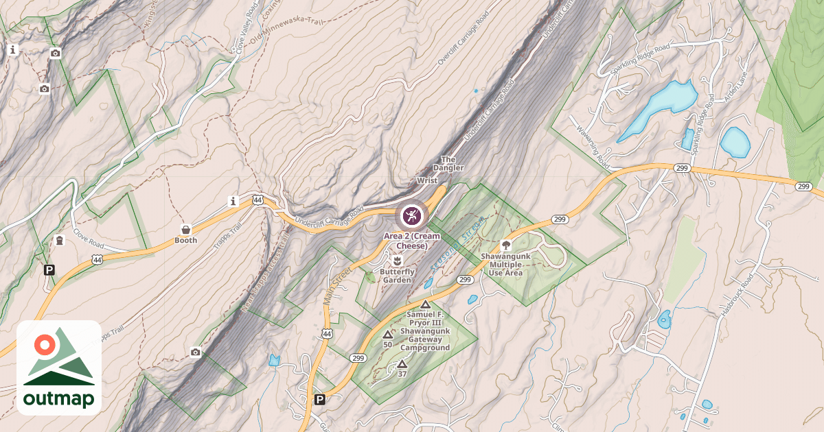 Map of Area 2 (Cream Cheese)
