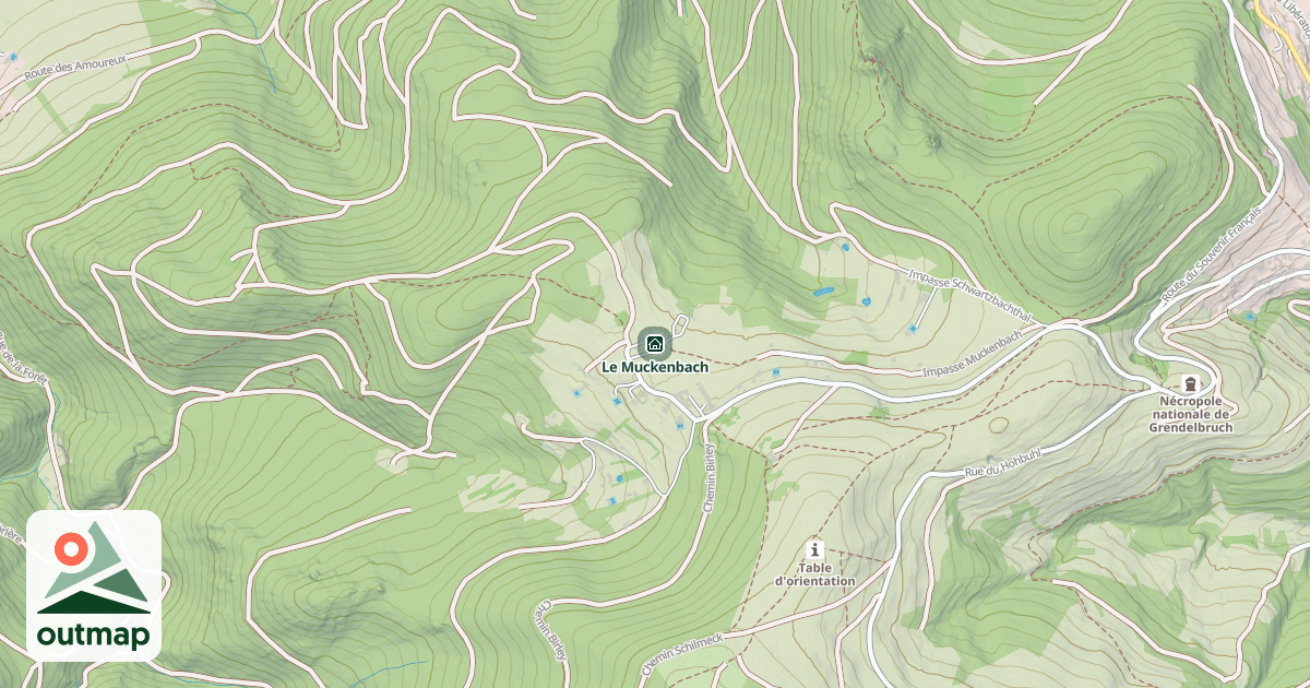 Map of Le Muckenbach
