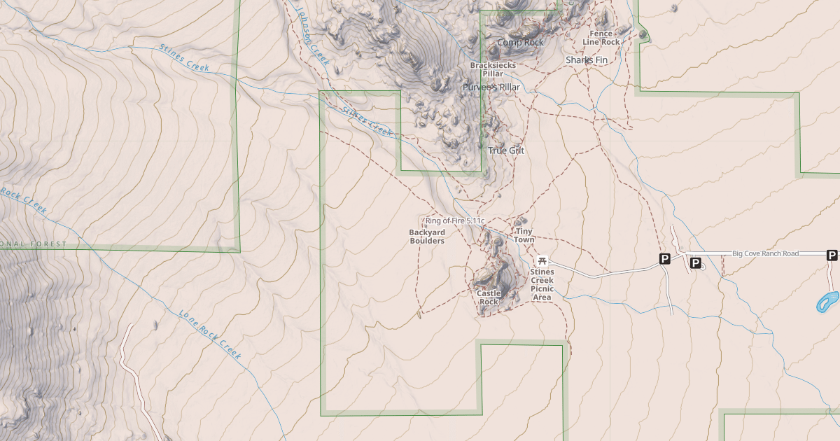 Map preview of Ring of Fire