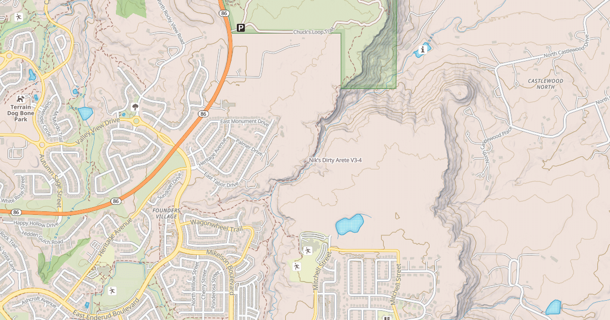 Map preview of Nik’s Dirty Arete