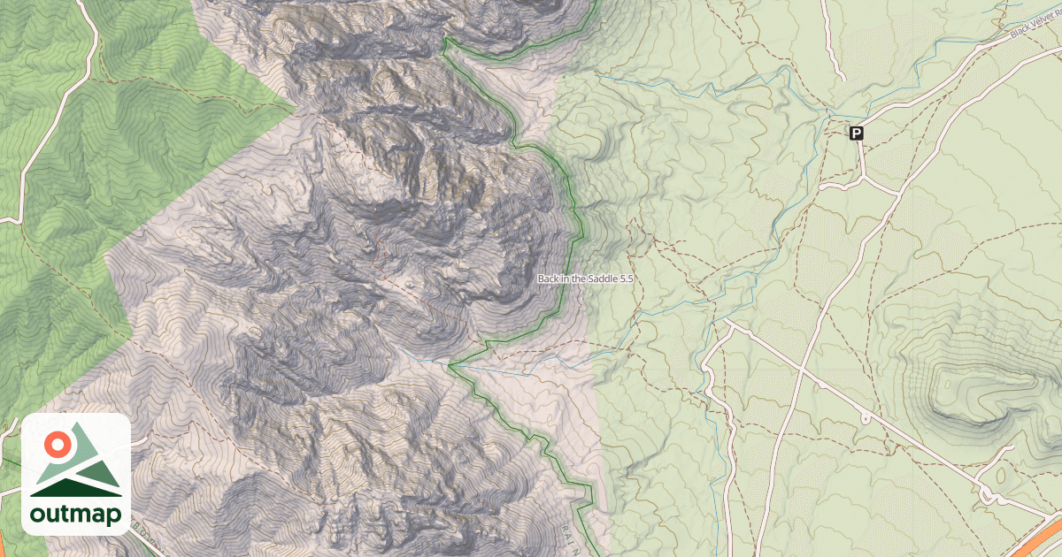 Map of Back in the Saddle