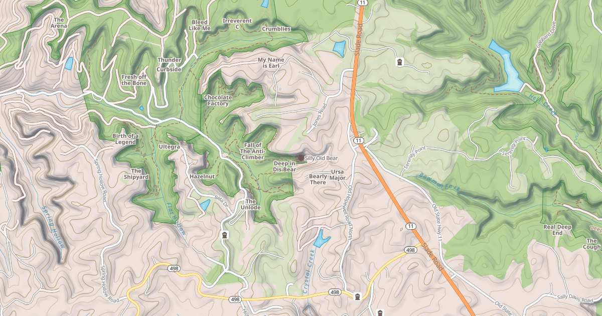 Map preview of Silly Old Bear