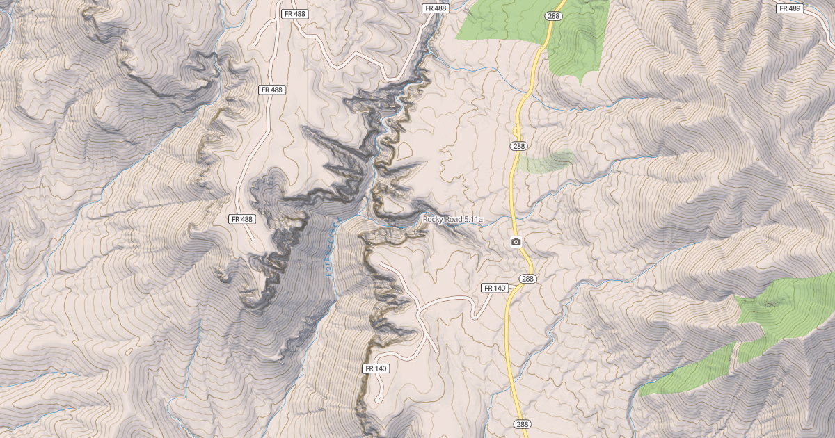 Map preview of Rocky Road