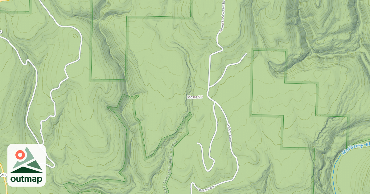 Map of Moses