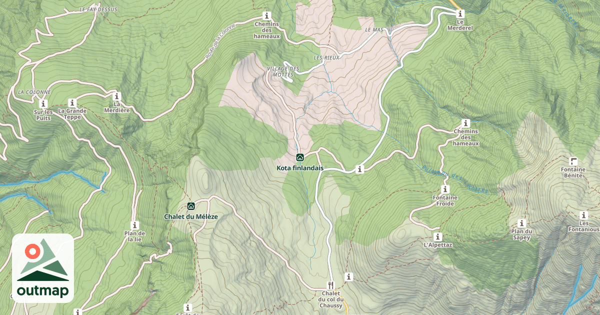 Map of Kota finlandais