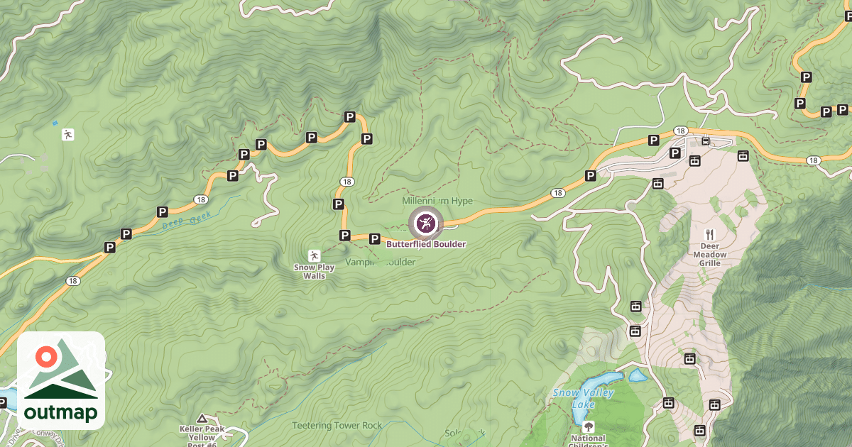 Map of Butterflied Boulder