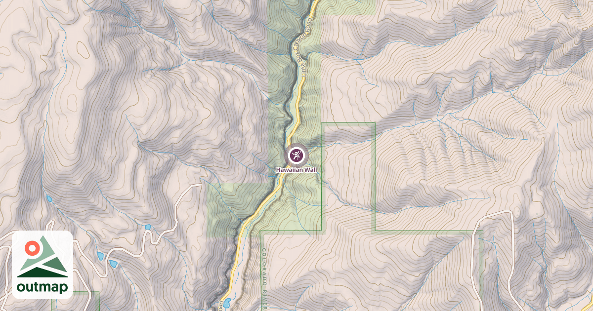Map of Hawaiian Wall