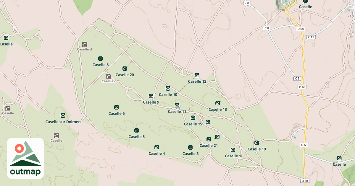 Map of Caselle 22