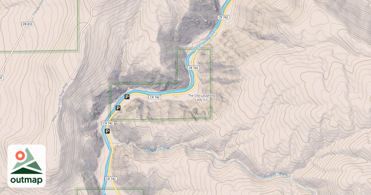 Map of The Old Laughing Lady