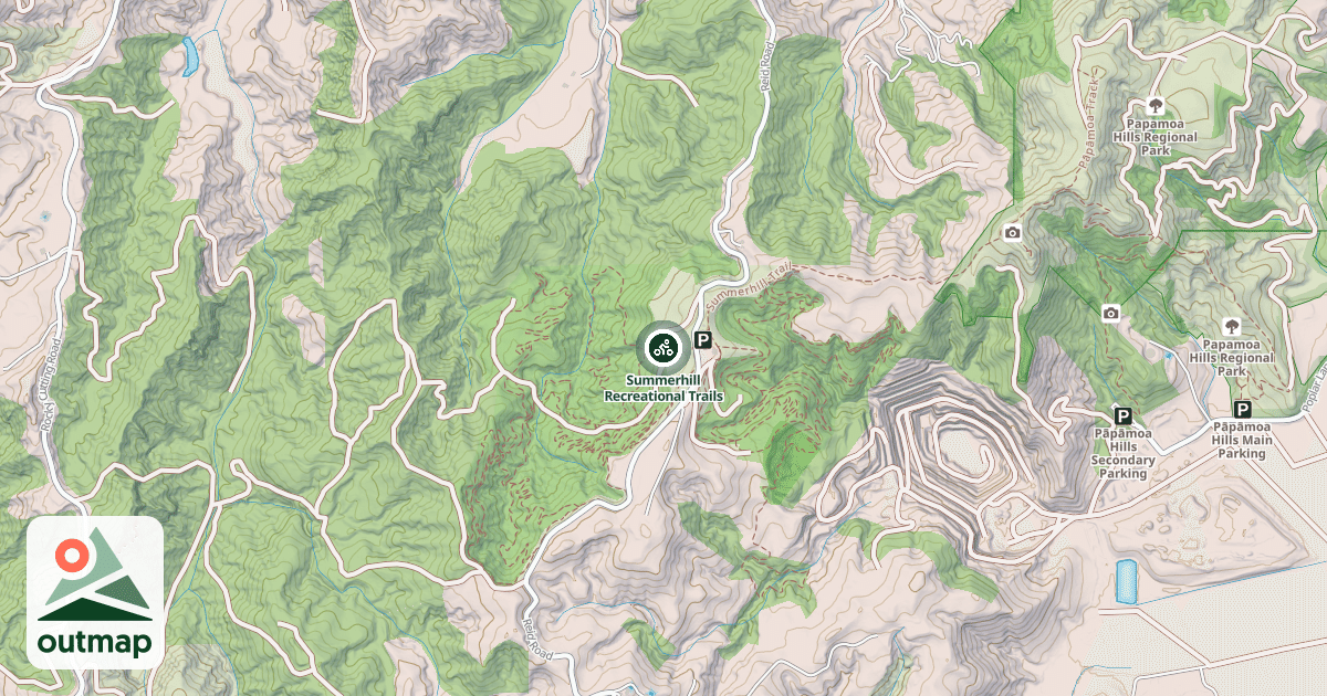 Map of Summerhill Recreational Trails