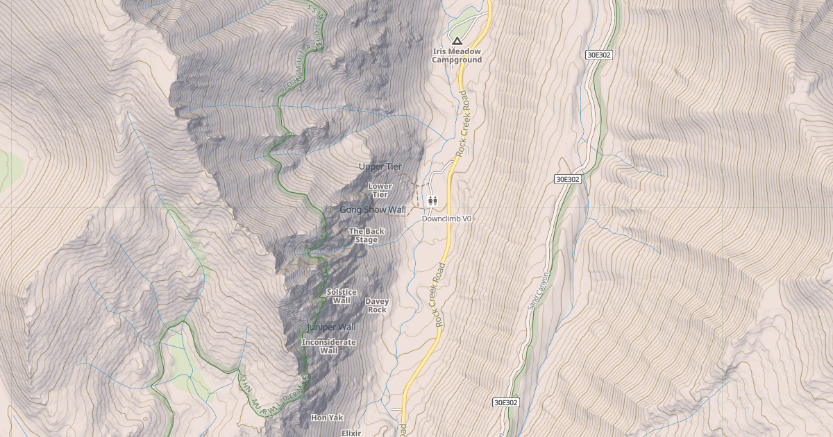 Map preview of Downclimb
