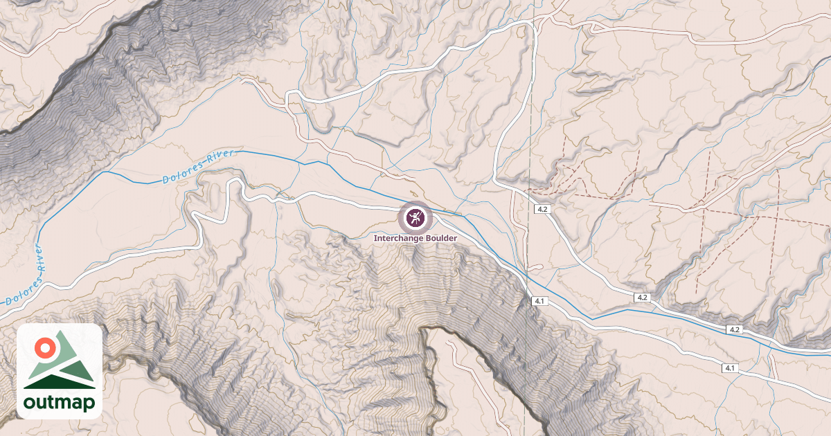 Map of Interchange Boulder