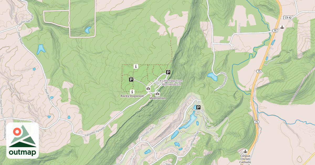Map of A Little Help From My Friends
