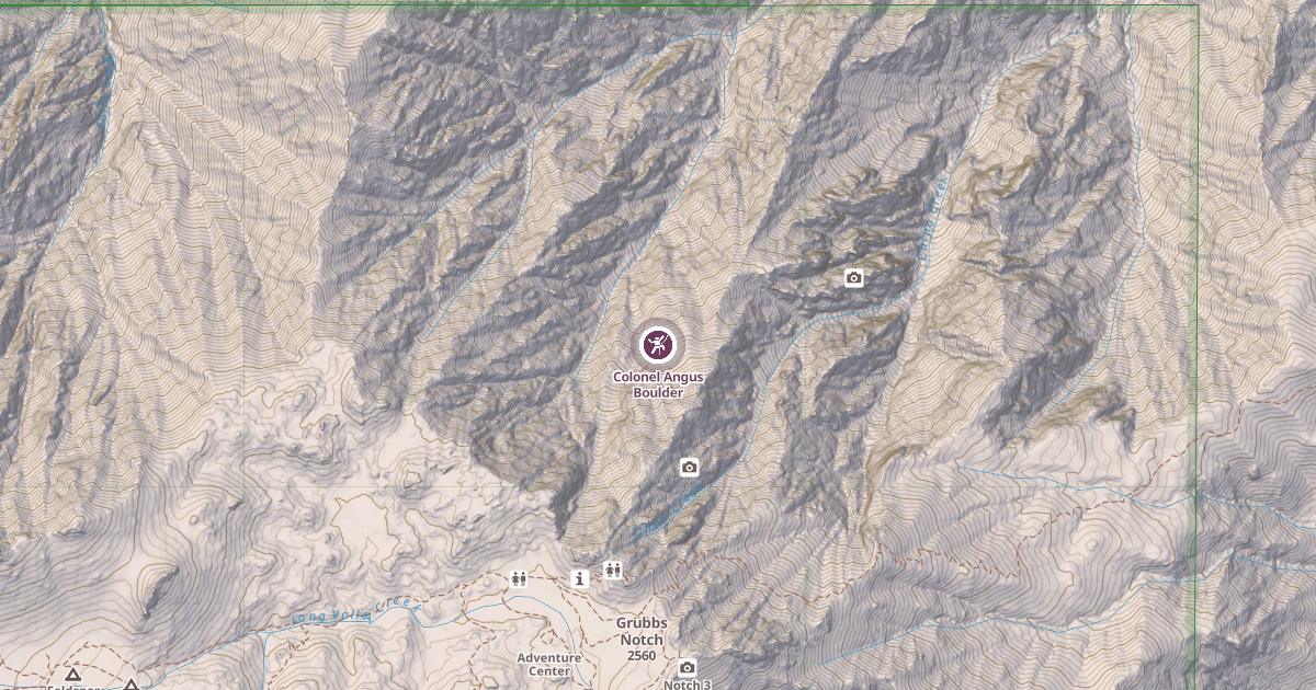Map preview of Colonel Angus Boulder