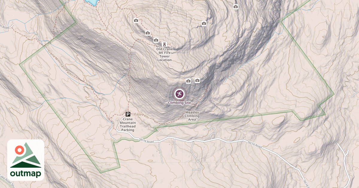 Map of Climbing Site