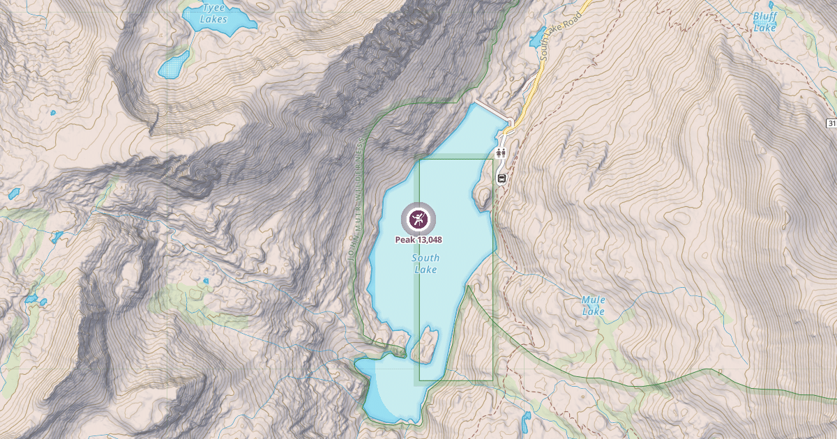 Map preview of Peak 13,048