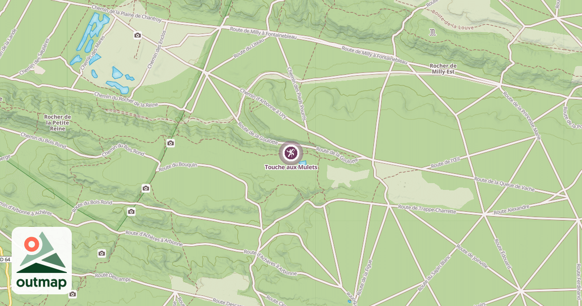 Map of Touche aux Mulets